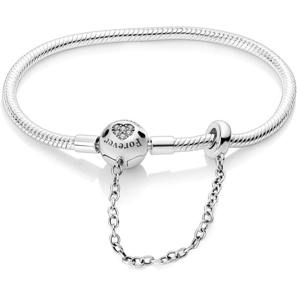Adjustable Sterling Silver Charm Bracelet with Butterfly & Sunflower Design - Picture 1 of 5